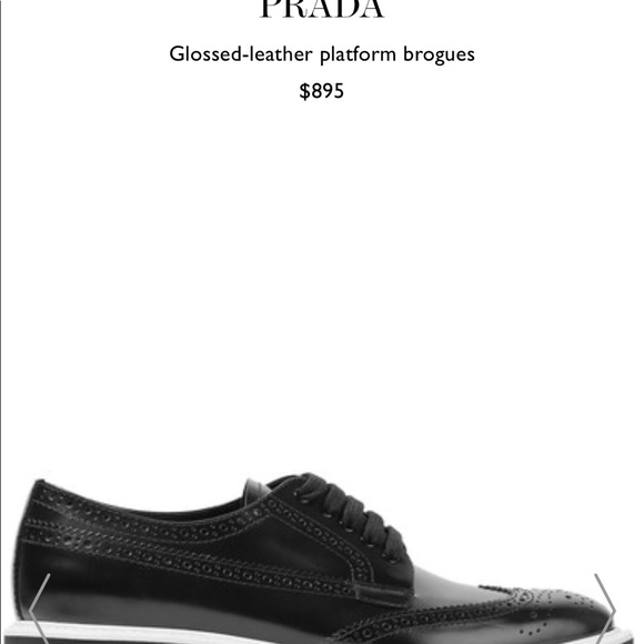 BRAND NEW PRADA perforated platform shoes! - Picture 6 of 6